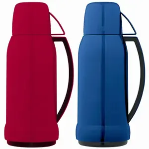 Thermos 33110ATRI6 Arc Series Beverage Bottle, Glass Vacuum Insulated, 35-oz., Assorted Colors