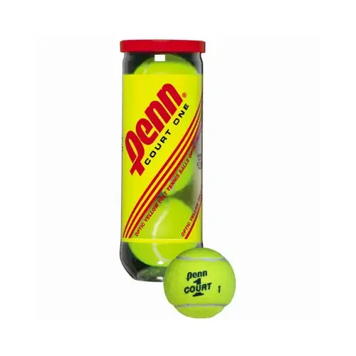 Court One Tennis Balls Yellow - pack of 3