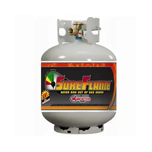 Sureflame 20 Lb. LP Tank Cylinder, OPD Valve & Gas Gauge