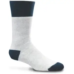WIGWAM MILLS INC F2020-207-XL Work Socks, Gray & Navy, Men's XL