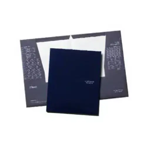 4-Pocket Laminated Portfolio Folder, 12.5 x 9.5 In.