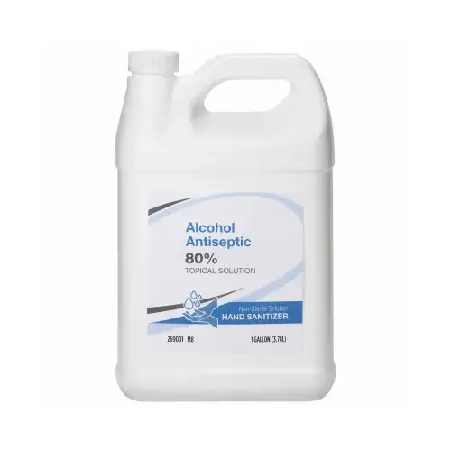 Liquid Hand Sanitizer, 80% Ethanol, Gallon Liquid Hand Sanitizer, 80% Ethanol, Gallon