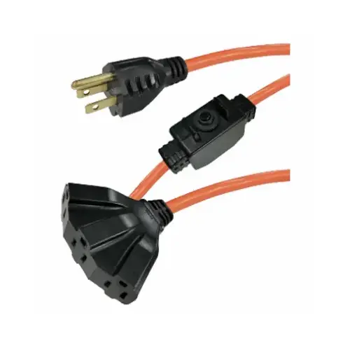 Outdoor Extension Cord, Orange, 16/3, 25-Ft. Outdoor Extension Cord, Orange, 16/3, 25-Ft.