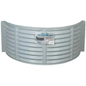 Amerimax 75208 Round Window Well Area Wall, Plastic, 37 x 16 x 18 In.
