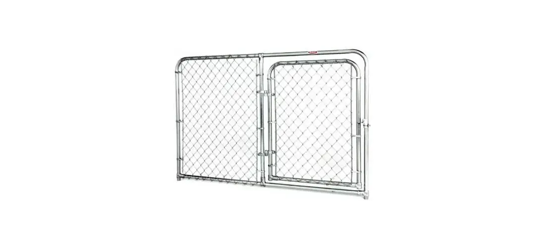 STEPHENS PIPE & STEEL LLC DKS20604 Dog Kennel Gate Panel, Silver STEPHENS PIPE & STEEL LLC DKS20604 Dog Kennel Gate Panel, Silver