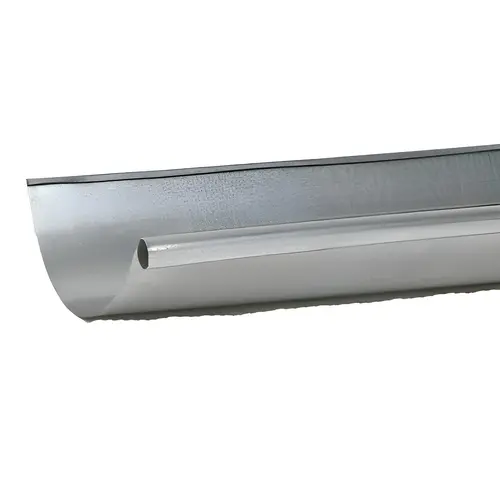 Gutter, Half Round, Galvanized, 5-In. x 10-Ft. - pack of 5