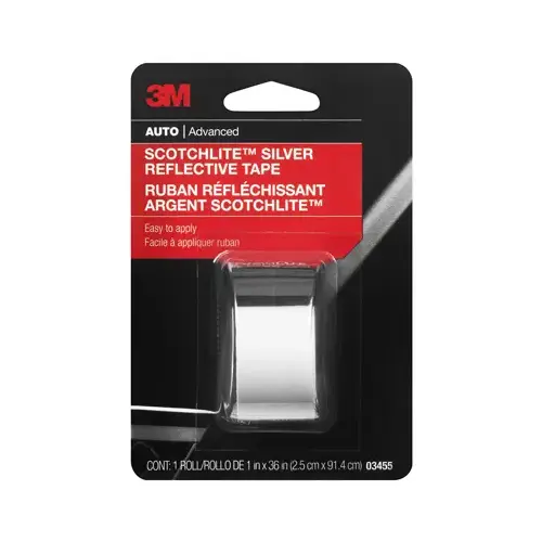 Reflective Safety Tape, Silver, 1 x 36-In. Other Reflective Safety Tape, Silver, 1 x 36-In. Other