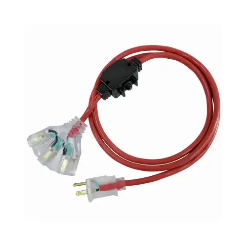 Outdoor Extension Cord, Red, 14/3, 50-Ft. Outdoor Extension Cord, Red, 14/3, 50-Ft.