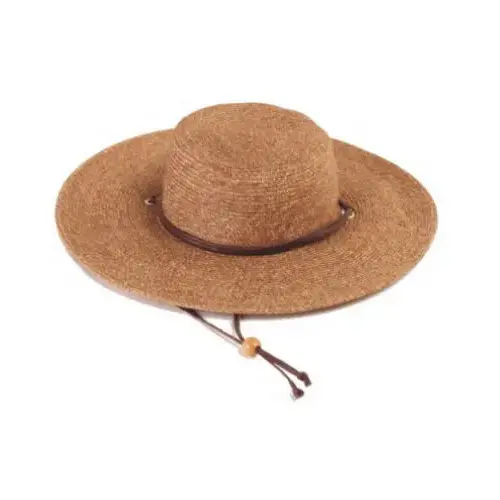 Wide Brim Braided Hat - Dark Brown Wide Brim Braided Hat - Dark Brown
