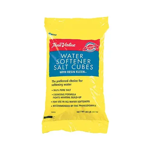 Water Conditioning Salt Cubes, With Resin Kleen, 40-Lbs.