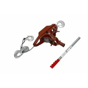 American Power Pull 15002 Cable Puller, 4 ton Lifting, 5/16 in Dia Rope/Cable, 18 ft Lift Zinc
