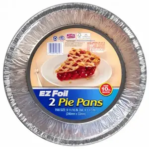 EZ FOIL/REYNOLDS 90810-XCP12 EZ Foil Pie Pan, Extra Larg - 2 per pack x12 packs