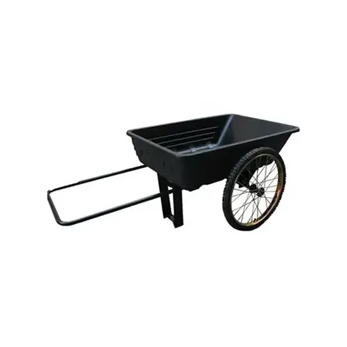 Push Cart, Bicycle Tire, 10-Cu. Ft., 300-Lb. Capacity Black Push Cart, Bicycle Tire, 10-Cu. Ft., 300-Lb. Capacity Black
