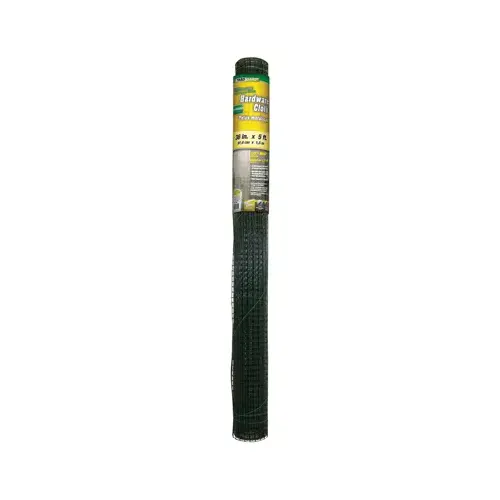 Galvanized Metal Hardware Cloth Fence, Green PVC Coating, 36-In. x 5-Ft. Galvanized Metal Hardware Cloth Fence, Green PVC Coating, 36-In. x 5-Ft.