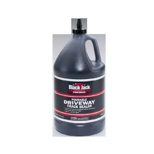 Crack Sealer, Liquid, Black, 1 gal Container