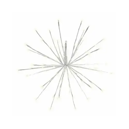 Wire LED Sphere, 20 Branches, 8 Functions, Radiant Blast Warm White, 24-In. Wire LED Sphere, 20 Branches, 8 Functions, Radiant Blast Warm White, 24-In.