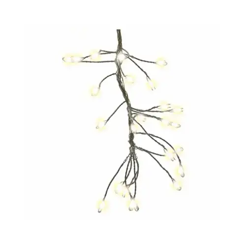 Micro Cluster Big Seed LED Light Set, Twinkling Warm White, 420-Ct.