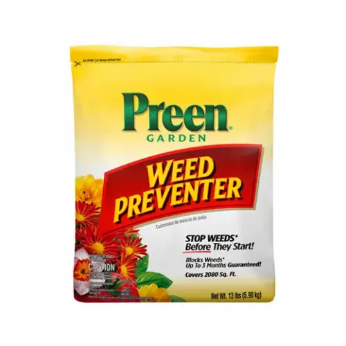 Weed Preventer, Granular Solid, 13 lb Assorted Weed Preventer, Granular Solid, 13 lb Assorted