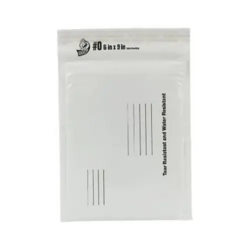 Padded Mailing Envelope, Poly White, 6 x 9-In. Padded Mailing Envelope, Poly White, 6 x 9-In.