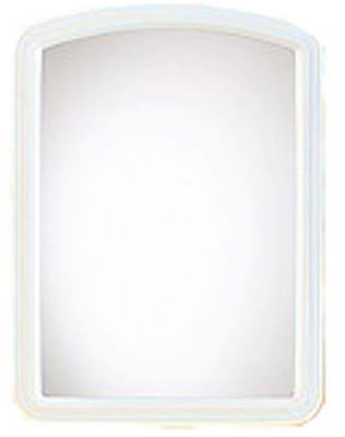 RENIN US LLC 20-0410-AT4102WT-1319 Arch Molded Framed Mirror, White, 16 x 22-In.