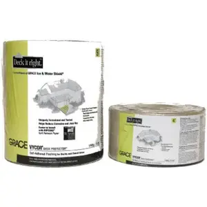 GCP APPLIED TECHNOLOGIES 45639 4"x75' Deck Protector Black