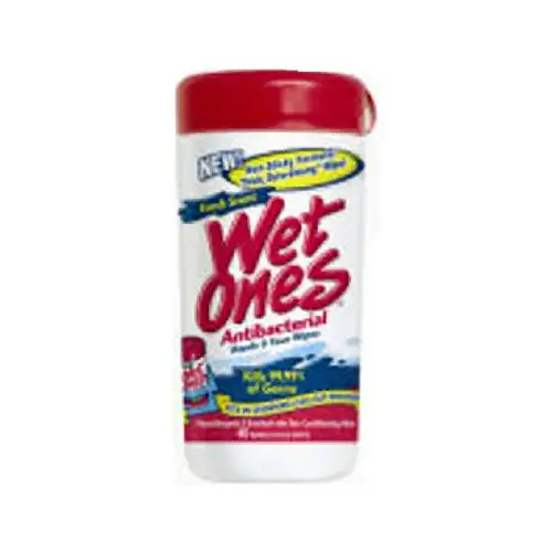 Face & Hand Wipes, Antibacterial, 40-Ct.