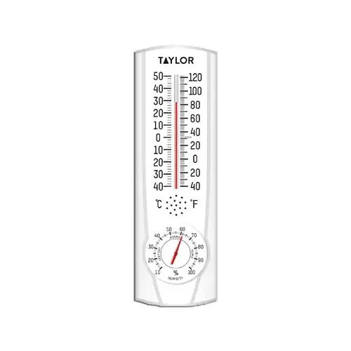 Indoor/Outdoor Thermometer/Hygrometer, 9-In.