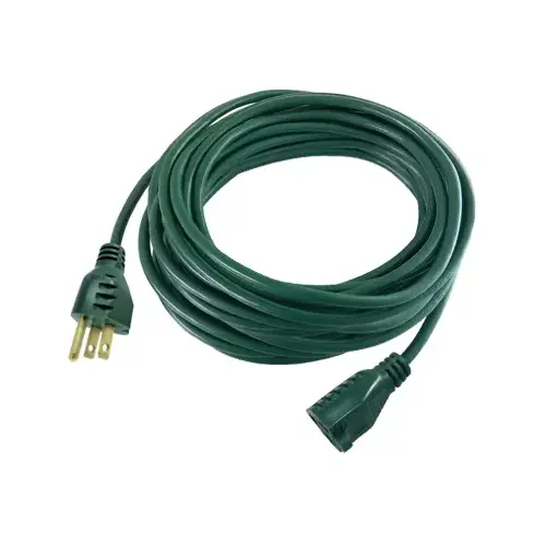 Extension Cord, 16/3, Green Vinyl, 40-Ft. Extension Cord, 16/3, Green Vinyl, 40-Ft.