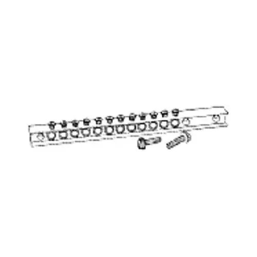 Ground Bar Kit, 1/2 in L, 24 -Terminal
