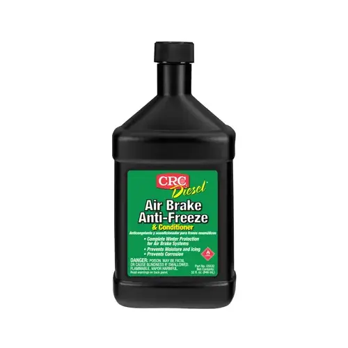 CRC CRC0 Air Brake Anti-Freeze, 1 qt Can, Colorless