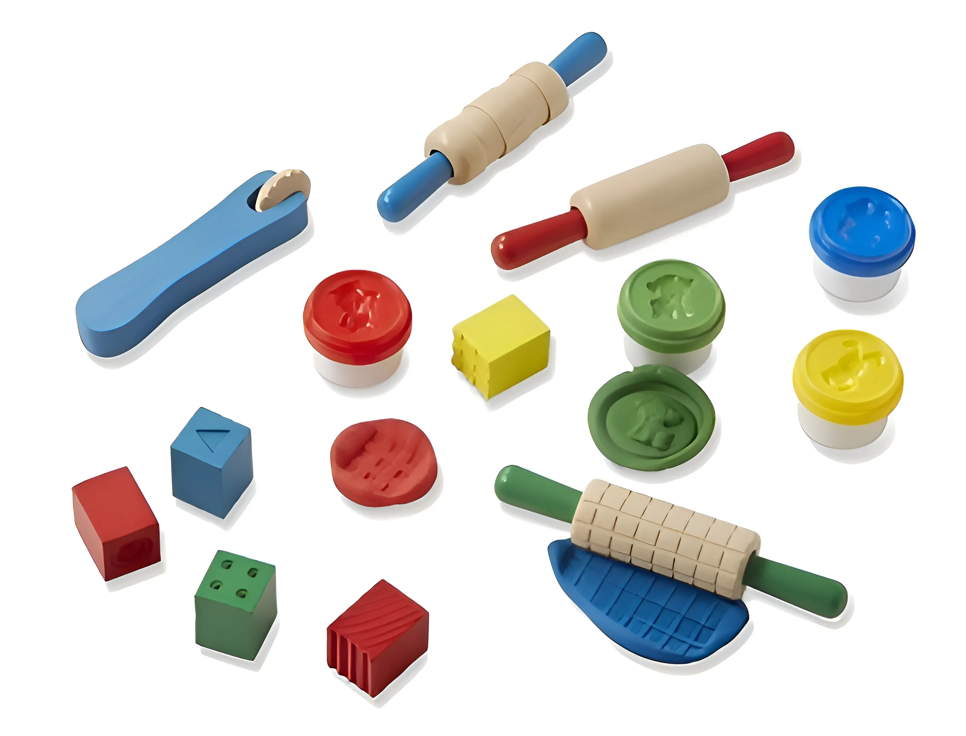 Melissa & Doug Shape Model & Mold Play Clay & Wooden Tools 50833