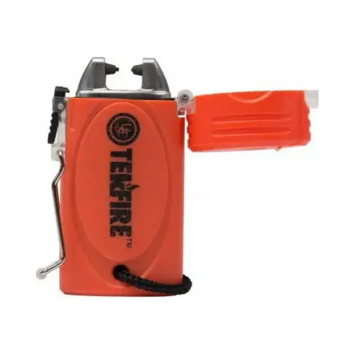 Tekfire Pro Fuel-Free Lighter, Rechargeable, Orange - pack of 6 Tekfire Pro Fuel-Free Lighter, Rechargeable, Orange - pack of 6