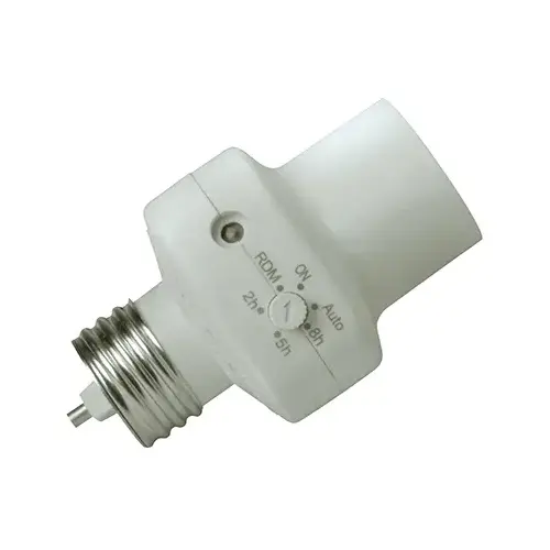 Light Control Socket With Programmable Timer, Indoor Only
