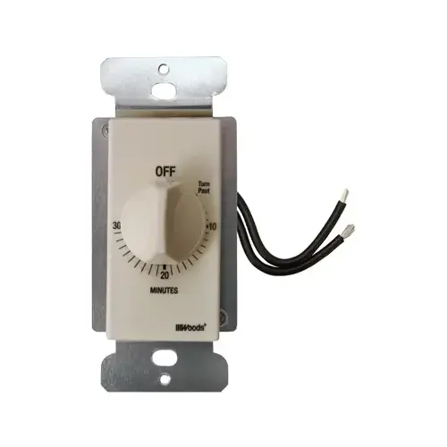 In-Wall 30-Minute Switch Timer, Almond