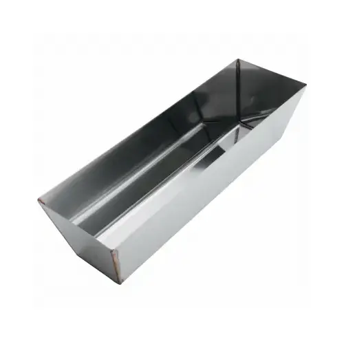 Heliarc Mud Pan, Stainless Steel, 12-In.