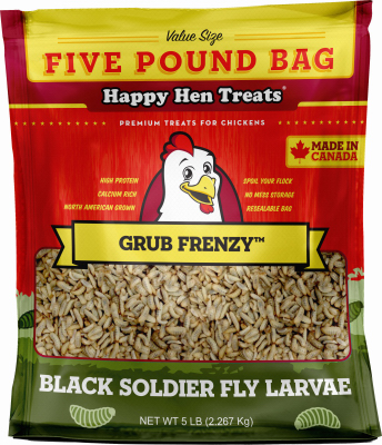 Happy Hen Treats 17062 Grub Frenzy Poultry Treats, 5-Lbs.