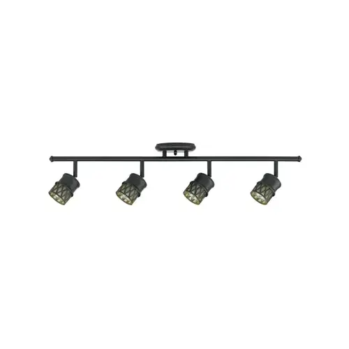 4-Light Halogen Track Lighting, Oil-Rubbed Bronze 4-Light Halogen Track Lighting, Oil-Rubbed Bronze