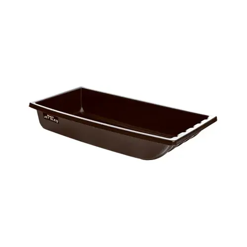 Jet Sled, For Hauling & Towing, Black Polyethylene, Extra Large, 66-In.