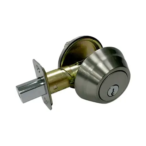 Wavelet Single-Cylinder Deadbolt, Satin Nickel Wavelet Single-Cylinder Deadbolt, Satin Nickel