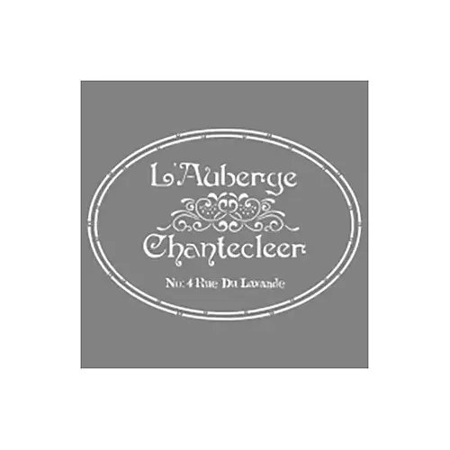 Americana Decor Stencil, French Inn, 12 x 12-In. Americana Decor Stencil, French Inn, 12 x 12-In.