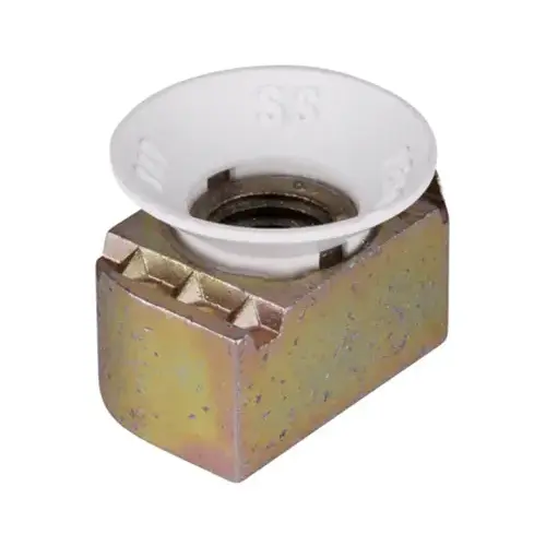 Cone Nut, Nylon/Steel, Gold, Galvanized - pack of 5 Cone Nut, Nylon/Steel, Gold, Galvanized - pack of 5