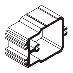 CRL-U.S. Aluminum AP954 Shear Block for Horizontal Mullions Mill - pack of 20