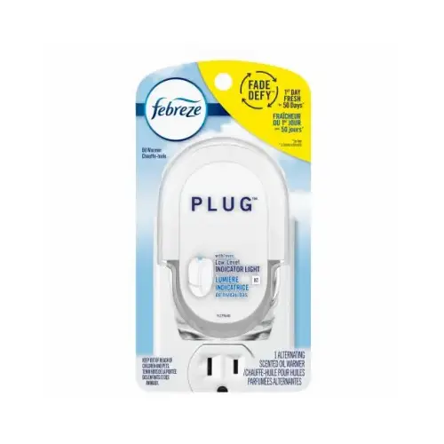 Air Freshener Warmer, 45-Day Freshness White Air Freshener Warmer, 45-Day Freshness White