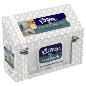 KLEENEX 38586-XCP6 Hand Towels, 1-Ply, 60-Ct. - pack of 6