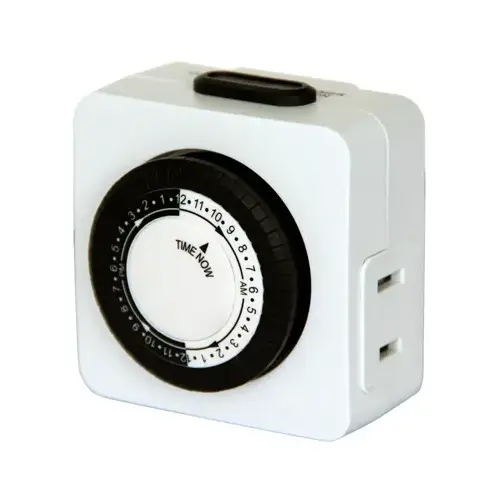 Indoor 24-Hour Mechanical Timer Indoor 24-Hour Mechanical Timer