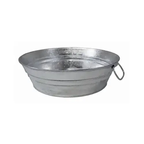 Low Flat Tub, 2 qt Capacity, Steel Low Flat Tub, 2 qt Capacity, Steel