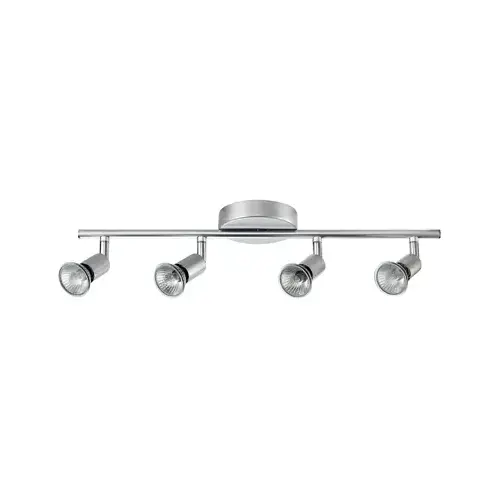 Payton Collection Track Bar, 4-Light, Painted Silver Finish