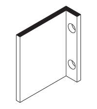 CRL-U.S. Aluminum AP213 Shear Blocks With Screws Mill - pack of 20