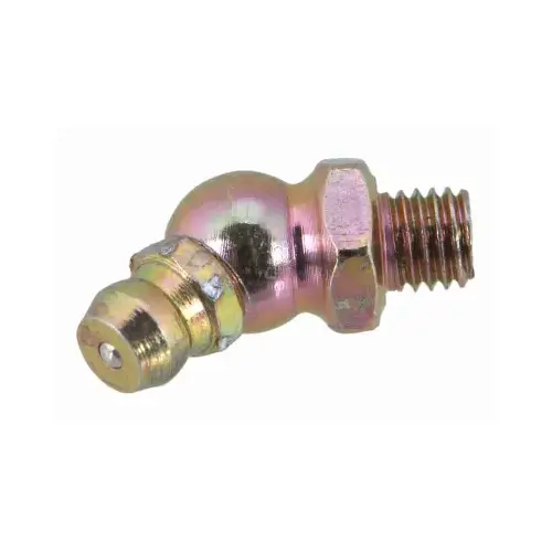 Grease Fittings, 45 Degree, 1/4-In. x 28 Thread - pack of 10