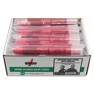 ORION SAFETY PRODUCTS 17209-XCP36 Emergency Flares, 20-min. - pack of 36